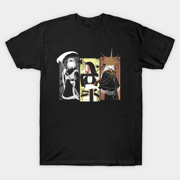 Dark Waifus T-Shirt by shadyfolk